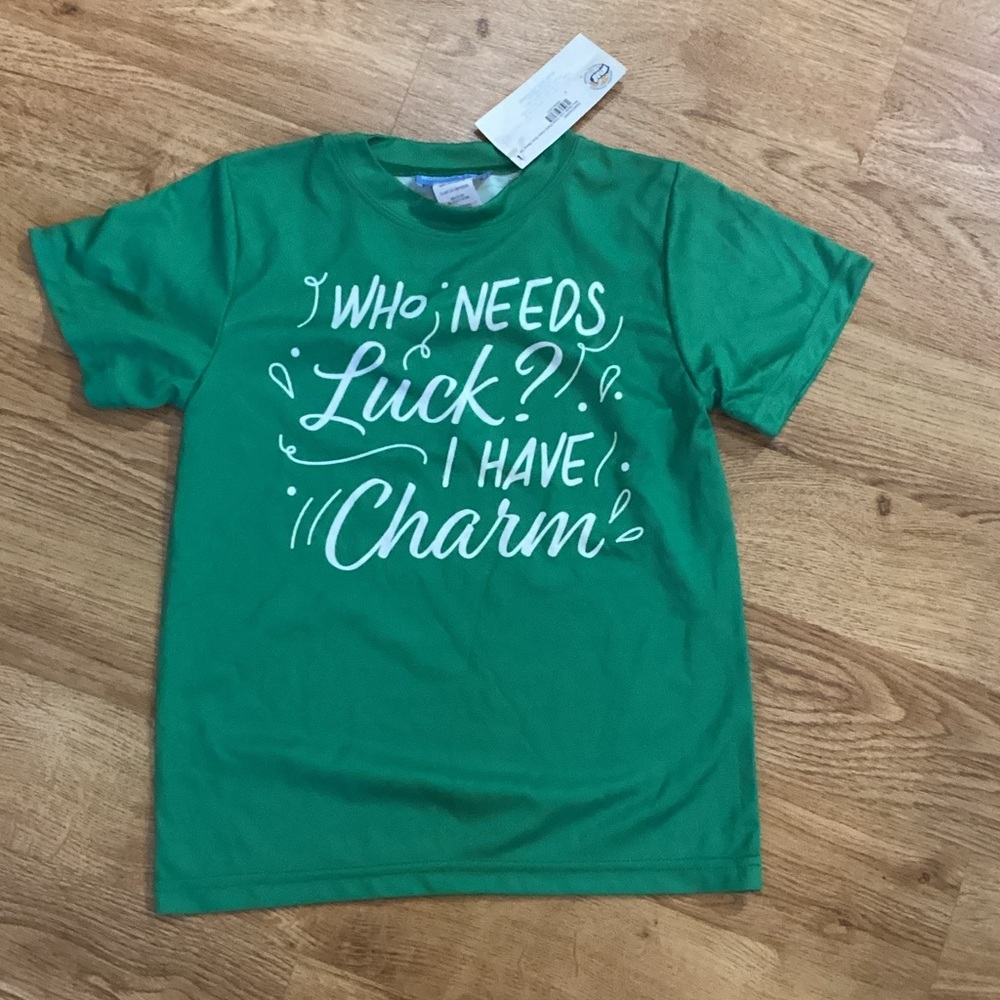 Charming Green Kids' Tee by [Brand]